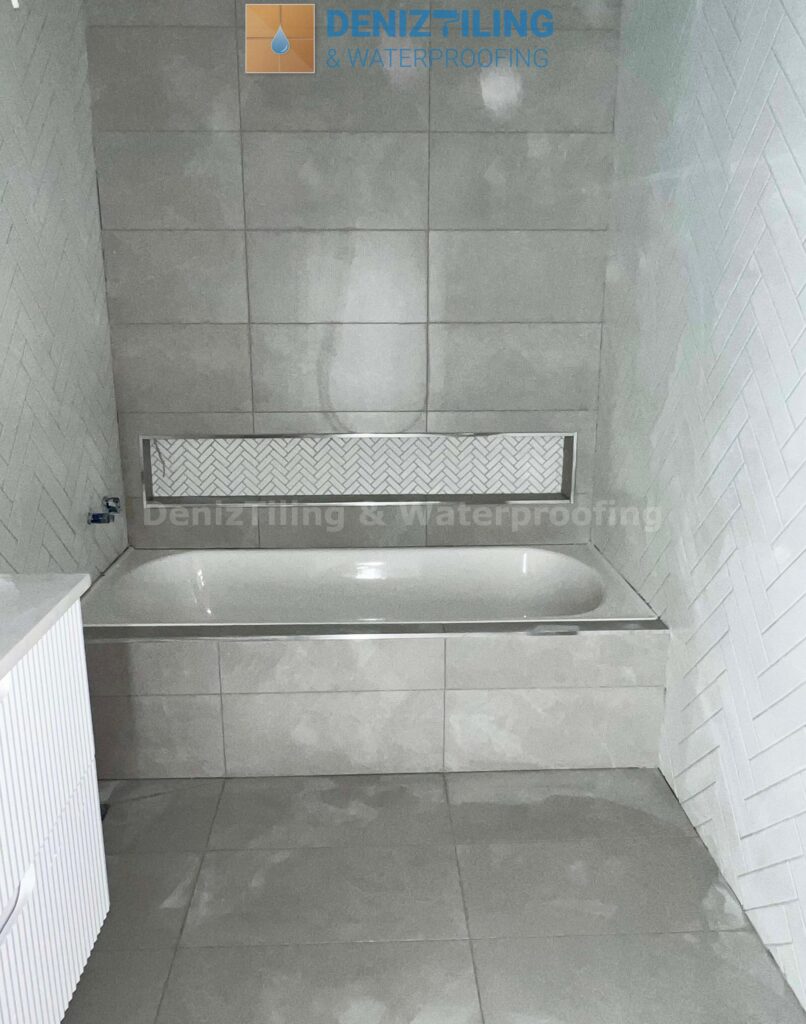 small bathroom tiling and waterproofing in Melbourne