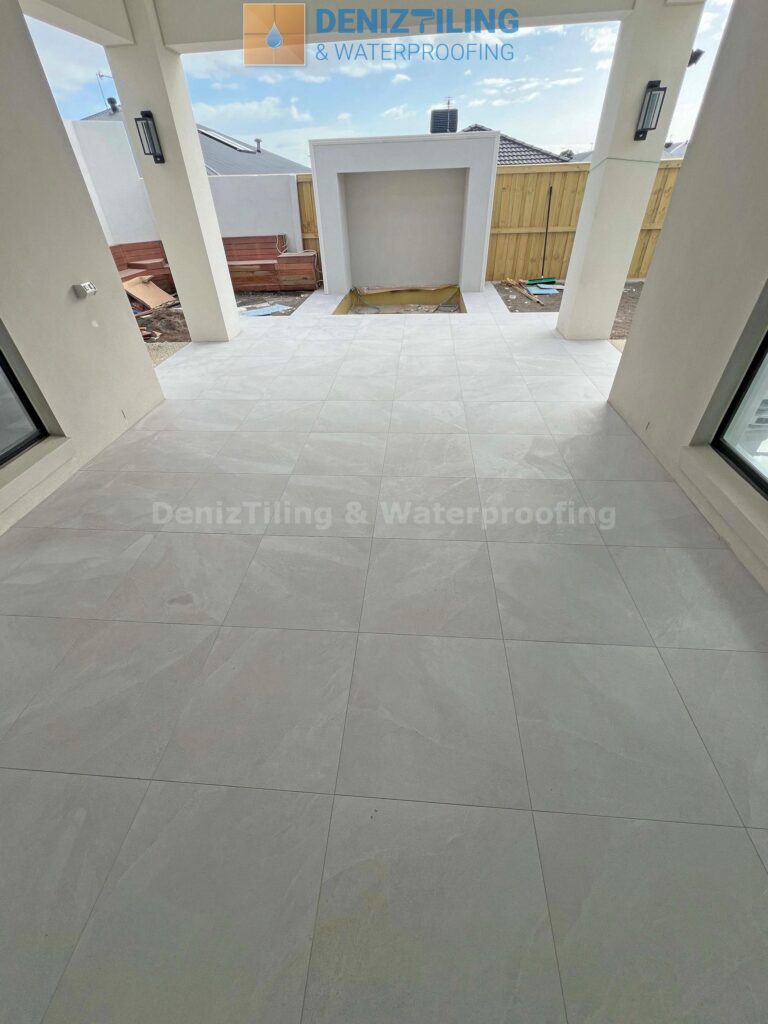 floor tiling in Melbourne home