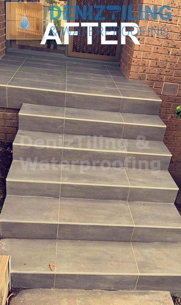 professional staircase tiling Melbourne